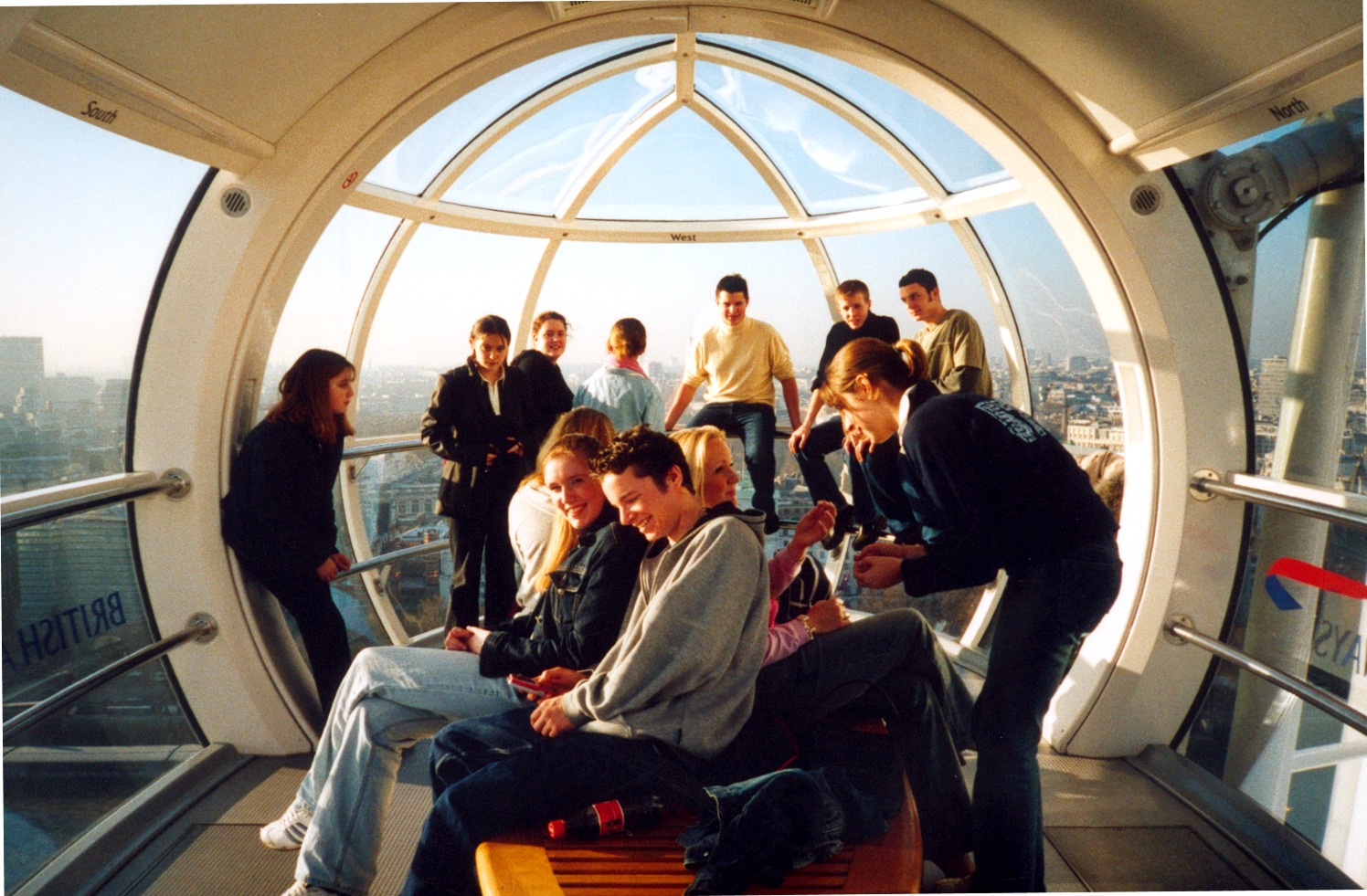 my travel and tourism class on the london eye